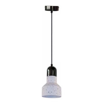 Żyrandol na lince TERRAZZO 1xE27/60W/230V śr. 12 cm kremowy
