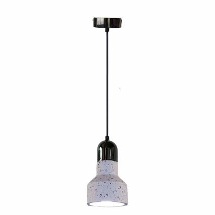 Żyrandol na lince TERRAZZO 1xE27/60W/230V śr. 12 cm kremowy