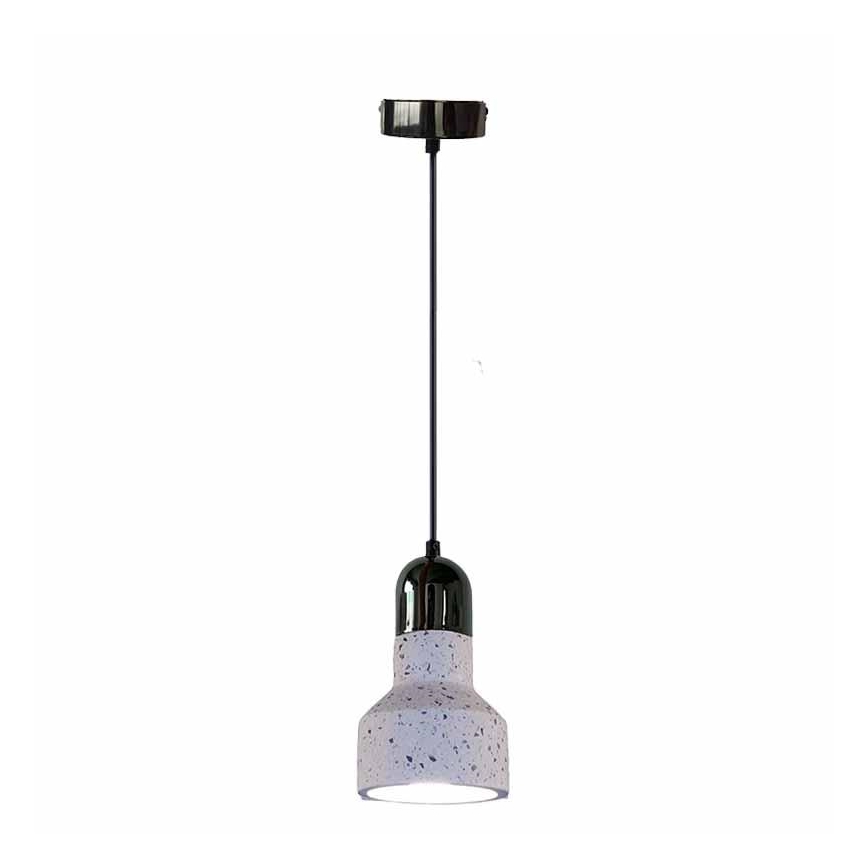 Żyrandol na lince TERRAZZO 1xE27/60W/230V śr. 12 cm kremowy