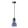 Żyrandol na lince TERRAZZO 1xE27/60W/230V śr. 12 cm niebieski