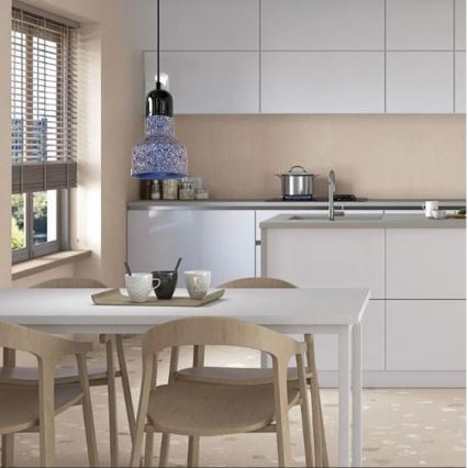 Żyrandol na lince TERRAZZO 1xE27/60W/230V śr. 12 cm szary