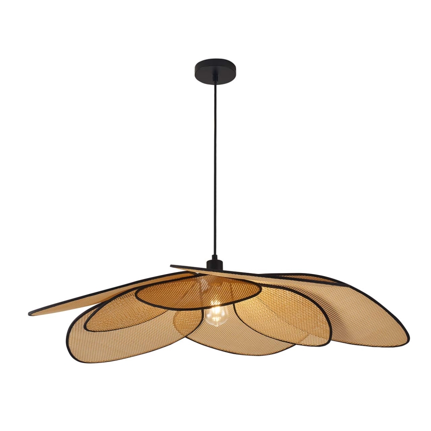 Żyrandol na lince TOBAGO 1xE27/20W/230V śr. 100 cm beżowy