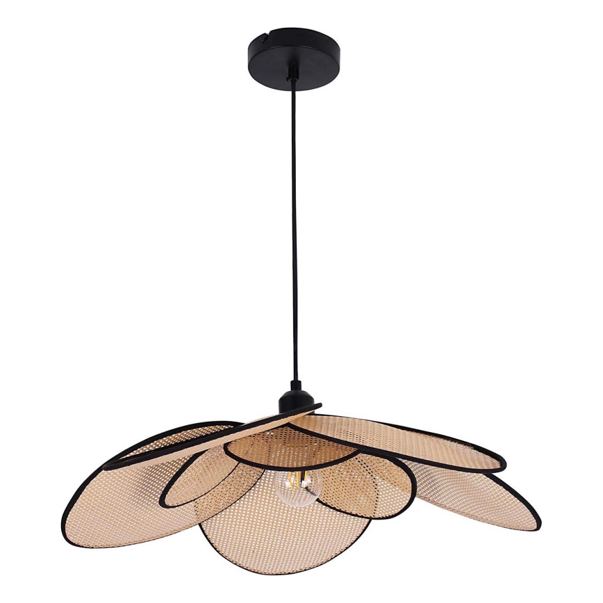 Żyrandol na lince TOBAGO 1xE27/20W/230V śr. 60 cm beżowy