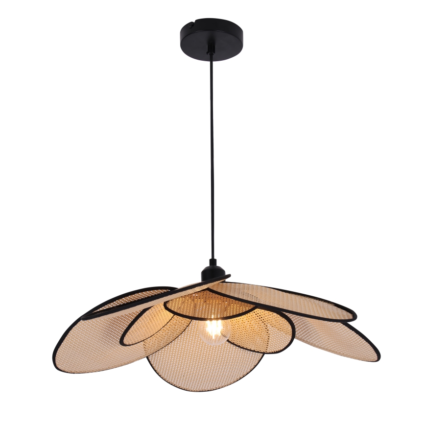 Żyrandol na lince TOBAGO 1xE27/20W/230V śr. 60 cm beżowy