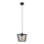Żyrandol na lince TORRI 1xE27/15W/230V śr. 23 cm czarny