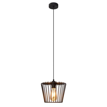 Żyrandol na lince TORRI 1xE27/15W/230V śr. 23 cm czarny