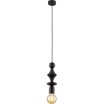 Żyrandol na lince TOWER 1xE27/15W/230V czarne