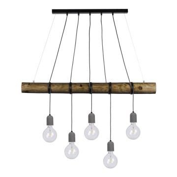 Żyrandol na lince TRABO 5xE27/60W/230V
