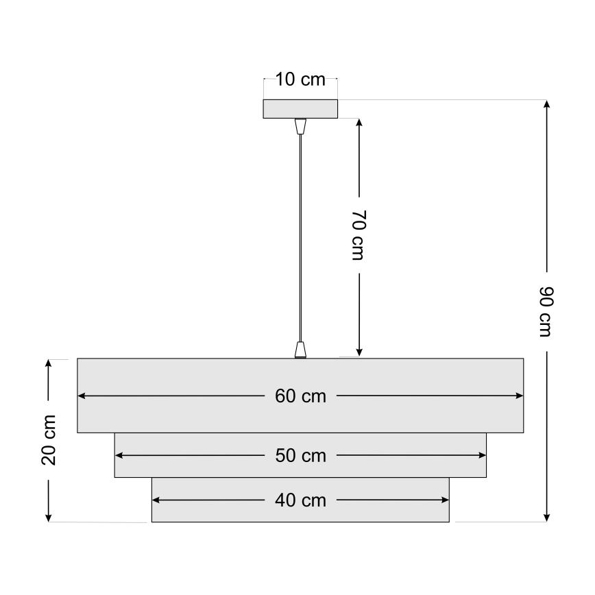 Żyrandol na lince TRINITI 1xE27/60W/230V zielony/miedź