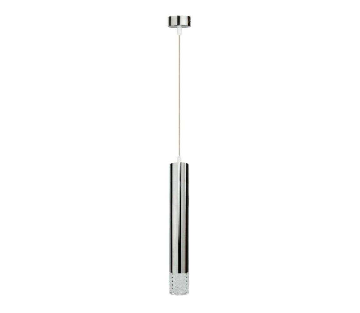 Żyrandol na lince TUBI 1xGU10/8W/230V chrom błyszczący