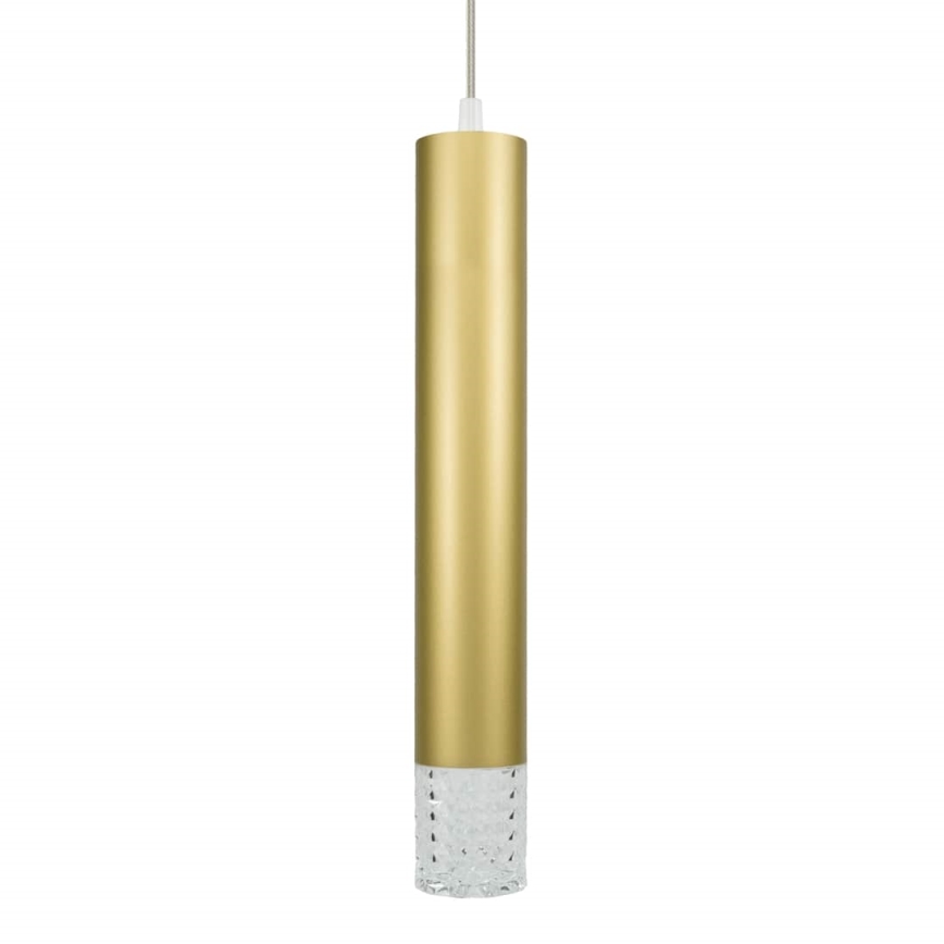 Żyrandol na lince TUBI 1xGU10/8W/230V złoty