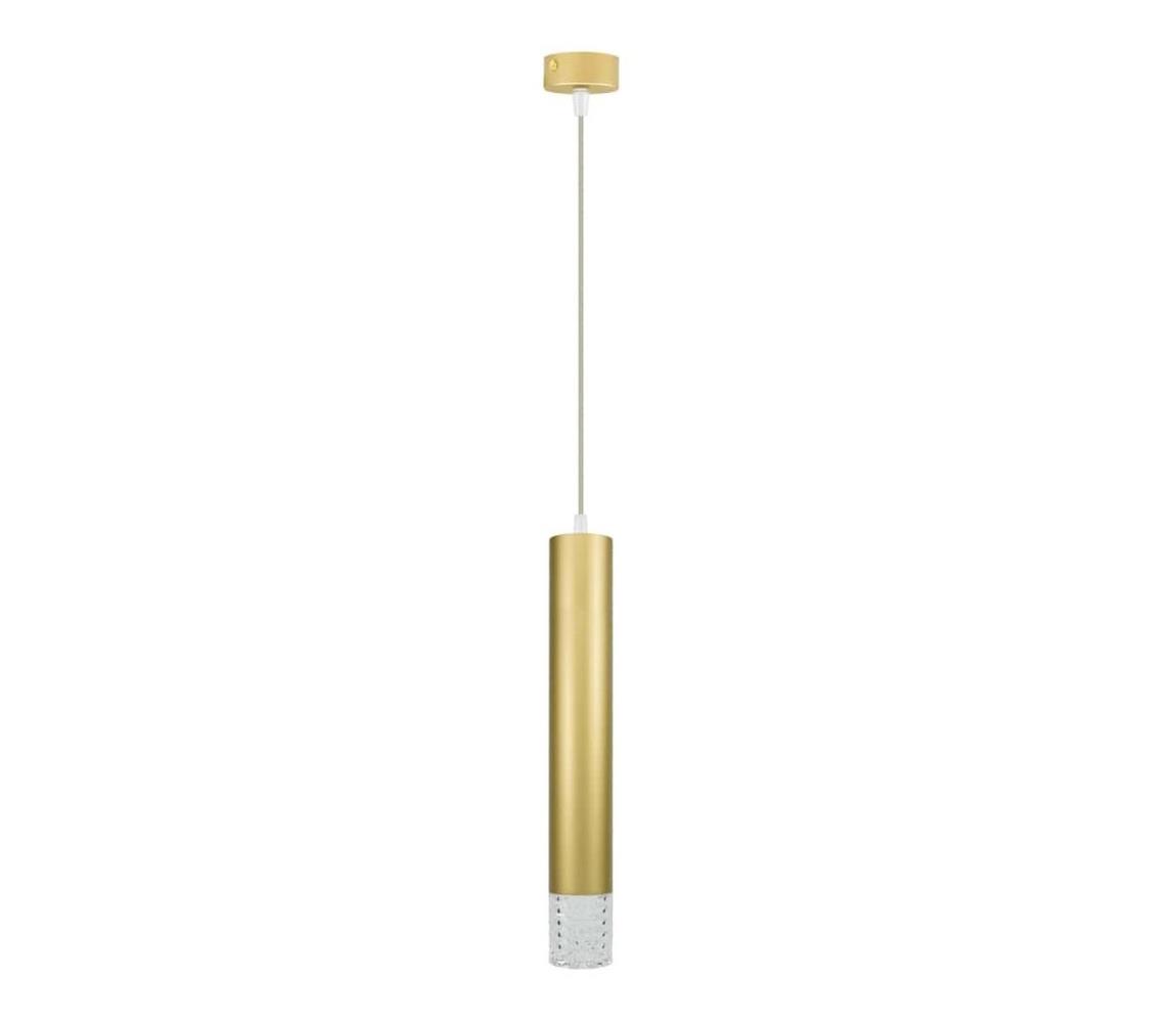 Żyrandol na lince TUBI 1xGU10/8W/230V złoty