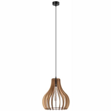 Żyrandol na lince TUCCI 1xE27/60W/230V śr. 29 cm dąb