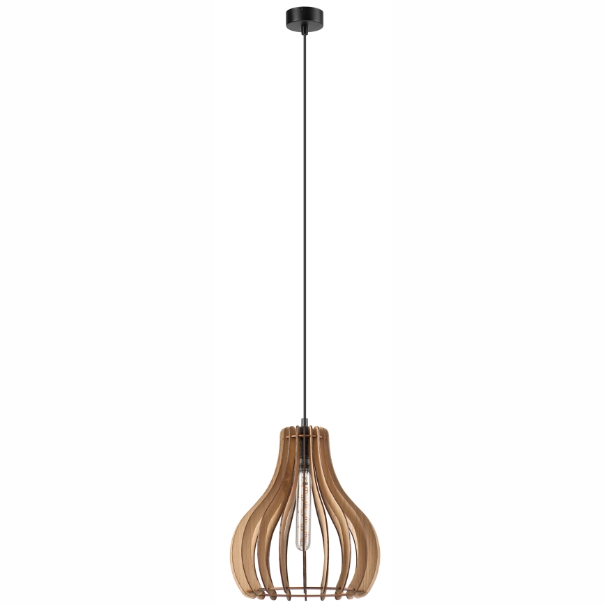Żyrandol na lince TUCCI 1xE27/60W/230V śr. 29 cm dąb