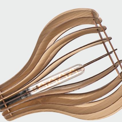 Żyrandol na lince TUCCI 1xE27/60W/230V śr. 29 cm dąb