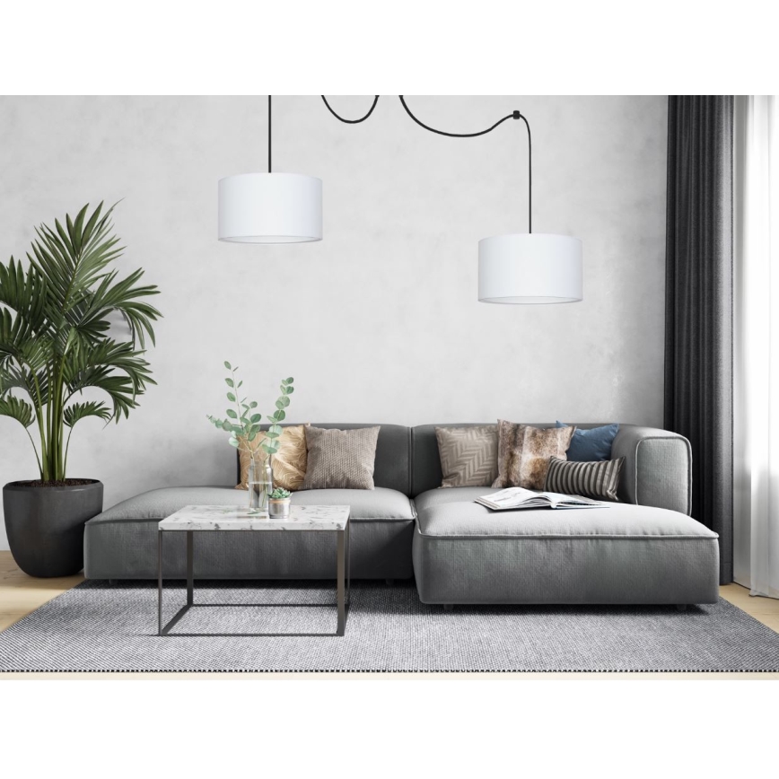 Żyrandol na lince TUZ 2xE27/60W/230V pająk