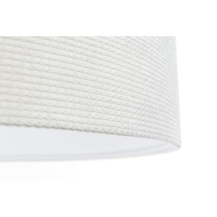 Żyrandol na lince TWIST 1xE27/60W/230V białe/kremowy