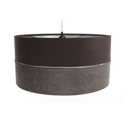 Żyrandol na lince TWIST 1xE27/60W/230V brązowe/srebrne