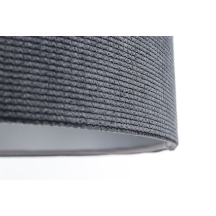 Żyrandol na lince TWIST 1xE27/60W/230V czarne/szare/srebrne
