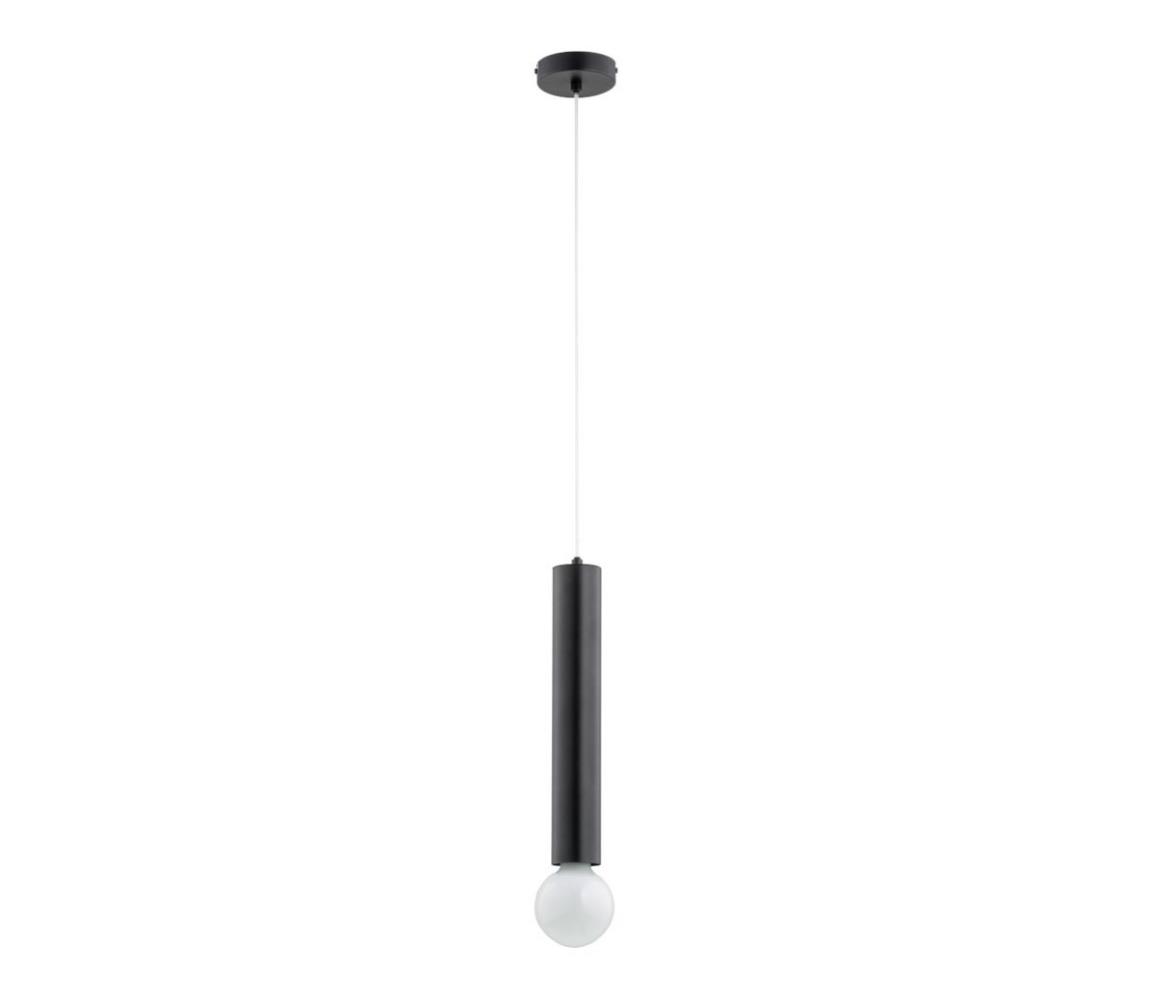 Żyrandol na lince TWISTER 1xE27/60W/230V czarne