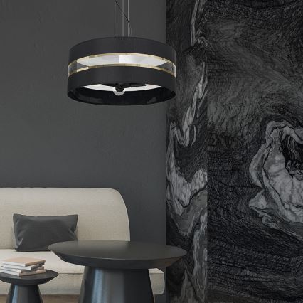 Żyrandol na lince ULTIMO 3xE27/60W/230V czarny