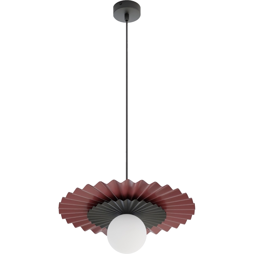 Żyrandol na lince UMBRA 1xG9/8W/230V czarny/czerwony