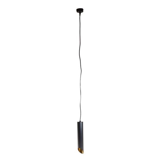 Żyrandol na lince VALDA 1xGU10/30W/230V 132 cm czarny
