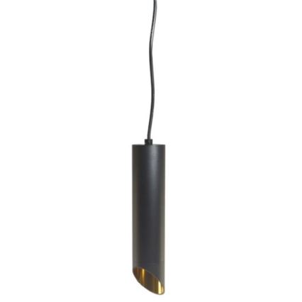 Żyrandol na lince VALDA 1xGU10/60W/230V 132 cm czarny