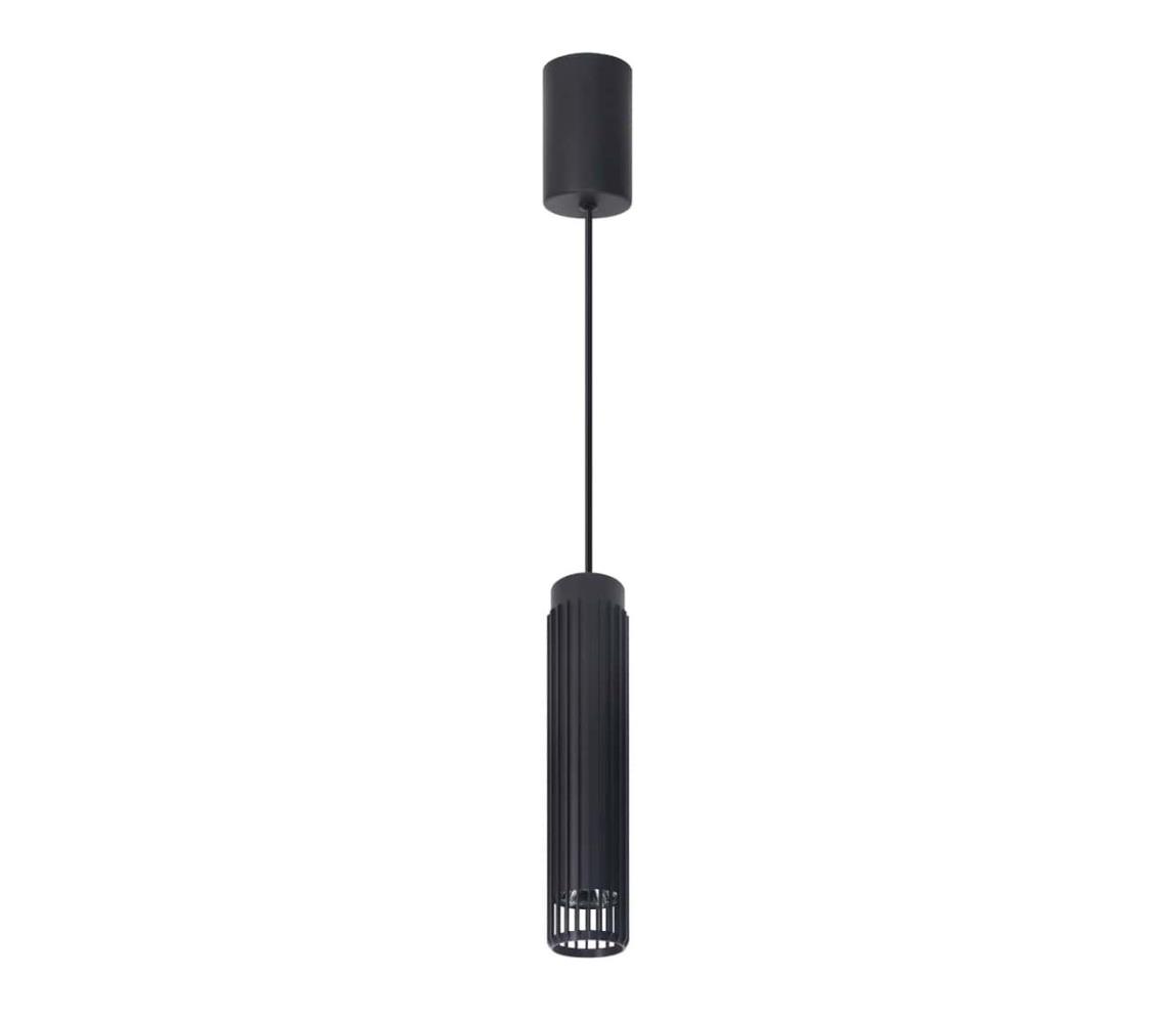 Żyrandol na lince VERTICAL 1xGU10/8W/230V czarny