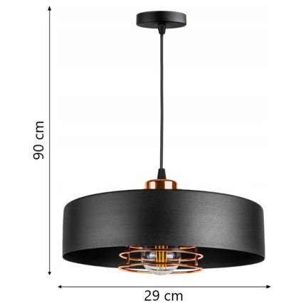 Żyrandol na lince VEST 1xE27/60W/230V