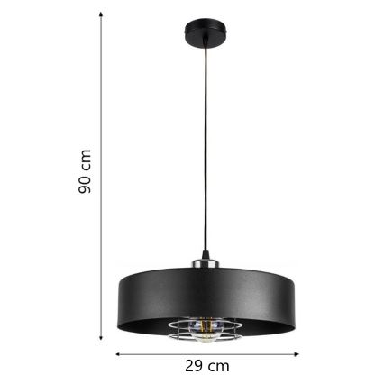 Żyrandol na lince VEST 1xE27/60W/230V