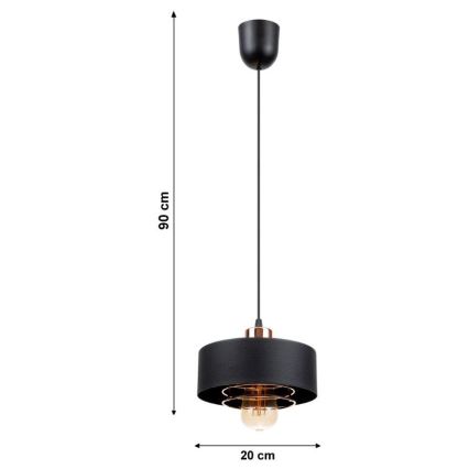 Żyrandol na lince VEST 1xE27/60W/230V