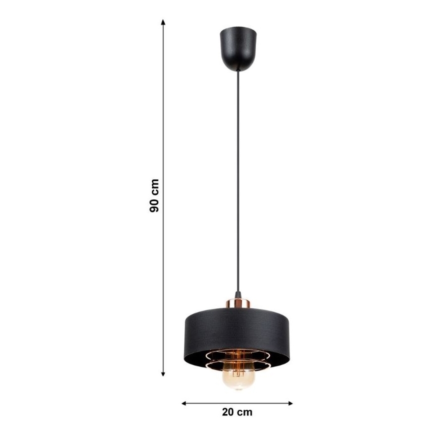 Żyrandol na lince VEST 1xE27/60W/230V