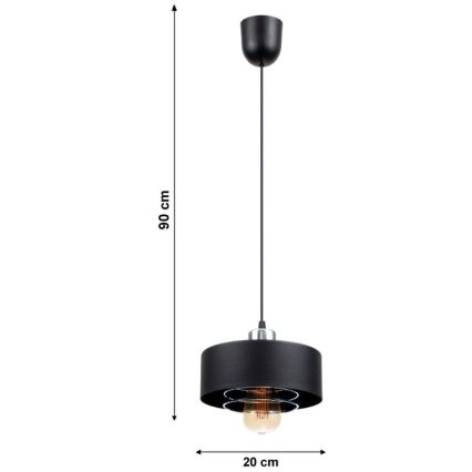 Żyrandol na lince VEST 1xE27/60W/230V