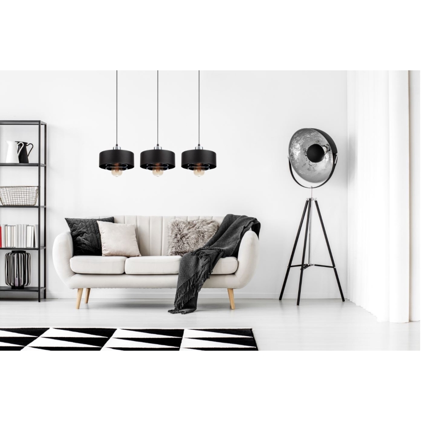 Żyrandol na lince VEST 3xE27/60W/230V