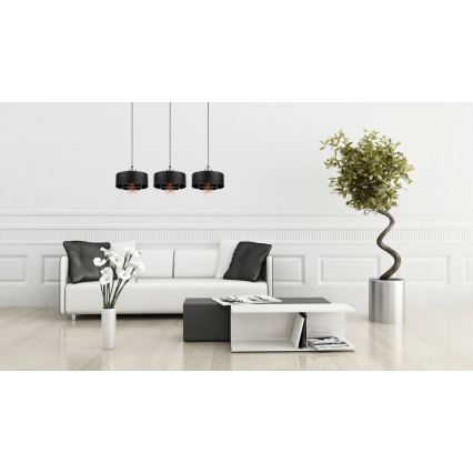 Żyrandol na lince VEST 3xE27/60W/230V