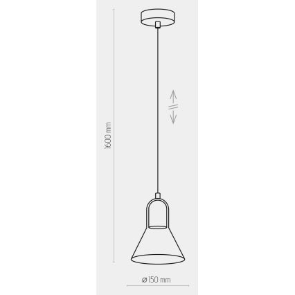 Żyrandol na lince VICHY 1xGU10/10W/230V