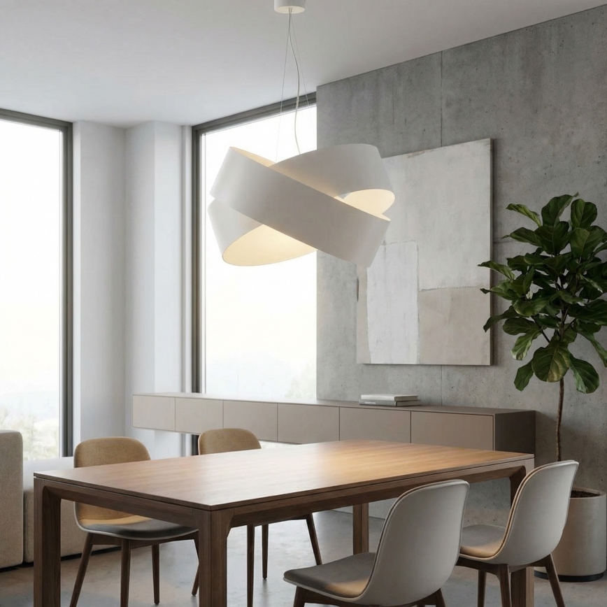 Żyrandol na lince VIENO 3xE27/15W/230V biały