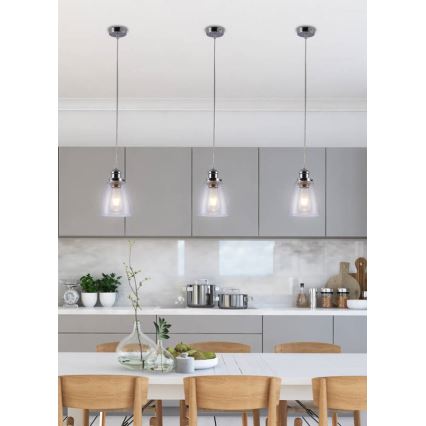 Żyrandol na lince VOICE 1xE27/40W/230V