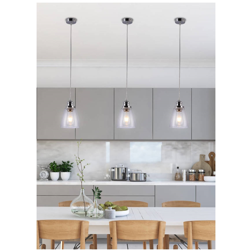 Żyrandol na lince VOICE 1xE27/40W/230V