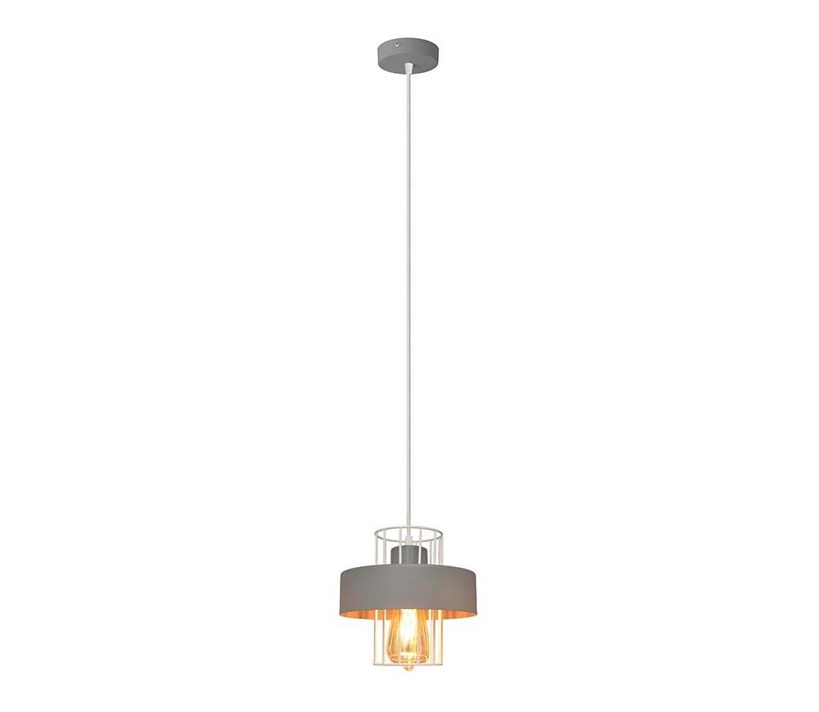 Żyrandol na lince VOLTA 1xE27/15W/230V szary