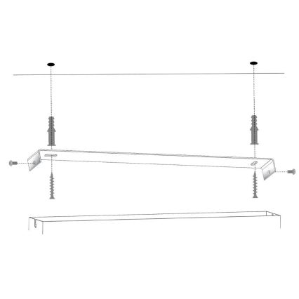 Żyrandol na lince VOLUTTO 3xE27/60W/230V czarne/miedź