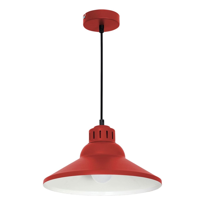 Żyrandol na lince WORKS 1xE27/15W/230V czerwony