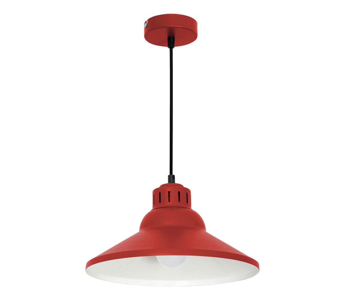 Żyrandol na lince WORKS 1xE27/15W/230V czerwony