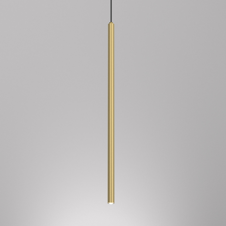 Żyrandol na lince YORU 1xG9/8W/230V 70 cm mosiądz