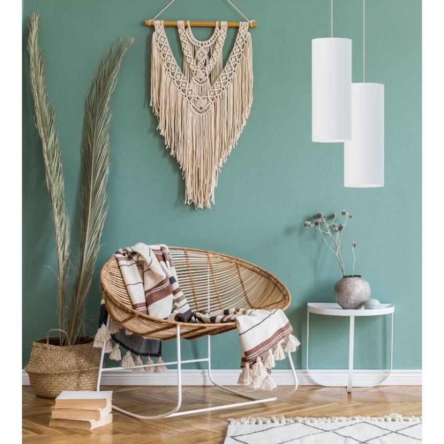 Żyrandol na lince ZIK 1xE27/40W/230V biały