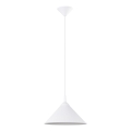 Żyrandol na lince ZUMA 1xE27/15W/230V śr. 30 cm biały