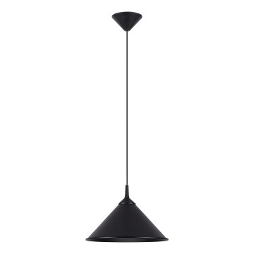 Żyrandol na lince ZUMA 1xE27/15W/230V śr. 30 cm czarny