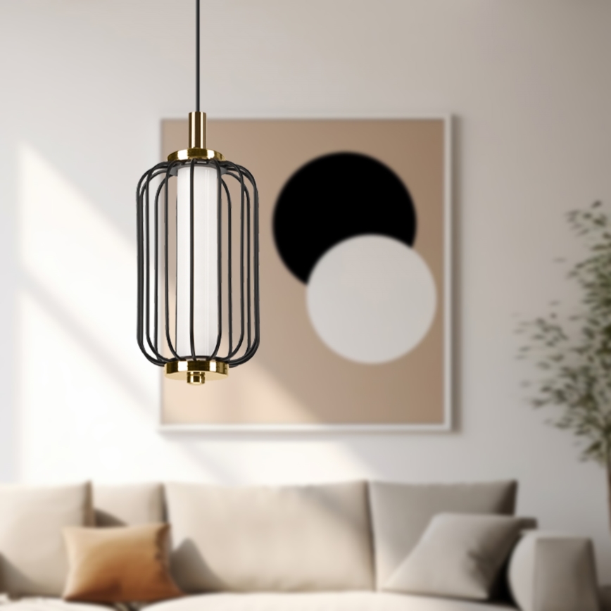 Żyrandol na linkach BONNIE LED/10W/230V 3000K czarny