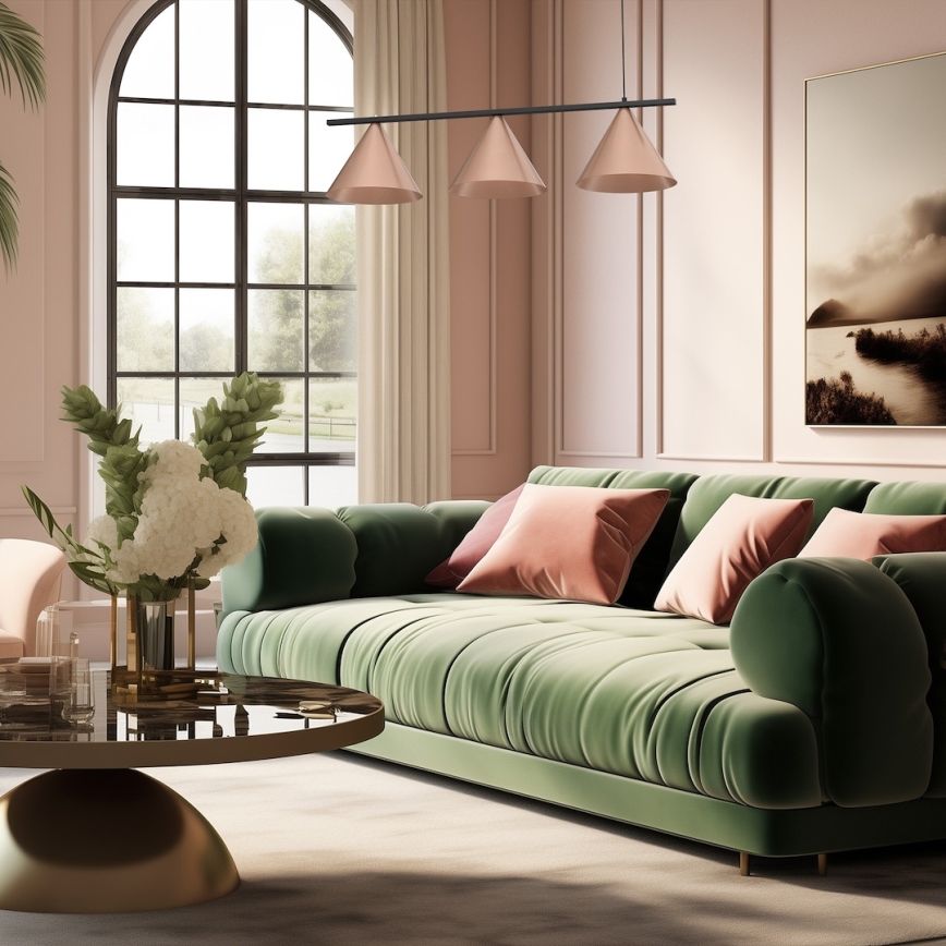 Żyrandol na linkach CAPITAL 3xGX53/15W/230V miedziany